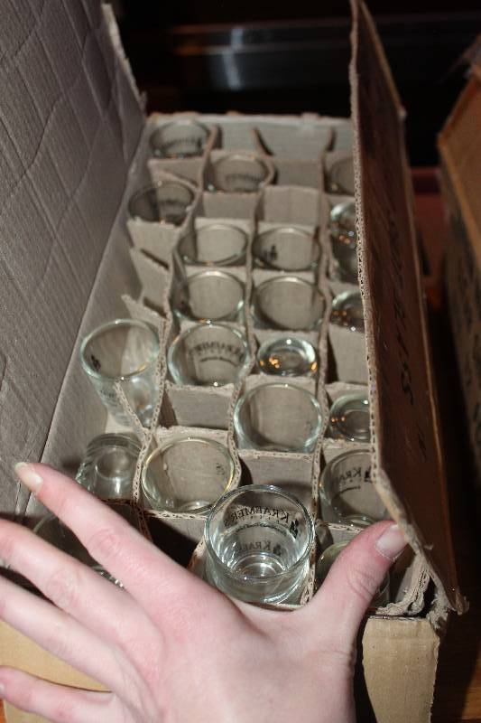 lot 246 image: Lot of (60) Kraemer Catering Shot Glasses