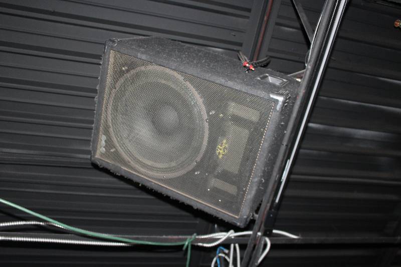 lot 211 image: Lot of (4) Hanging Speakers