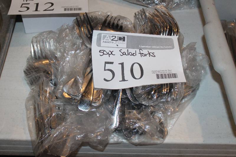 lot 510 image: Lot of (50) Salad Forks
