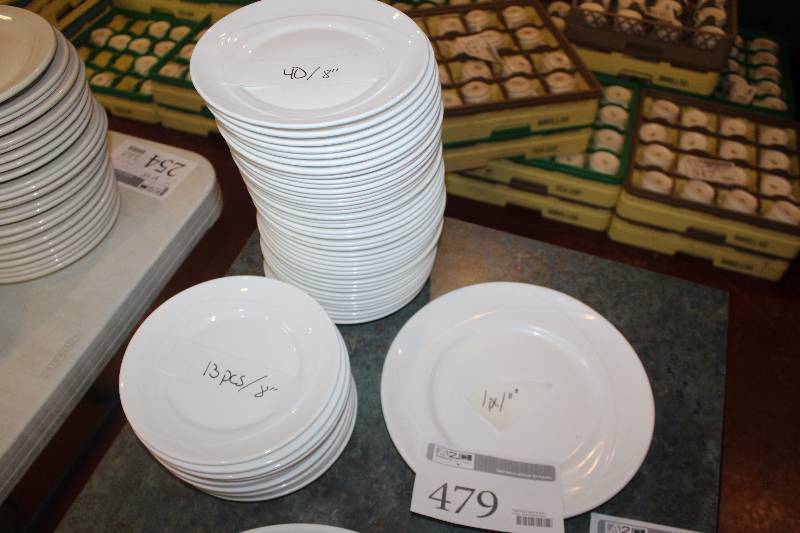 lot 479 image: Lot of (54) Oneida Bone China Plates