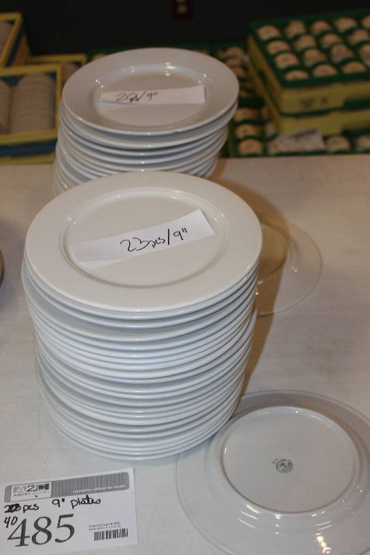 lot 485 image: Lot of (40) Homer Laughlin China 9in. Plates