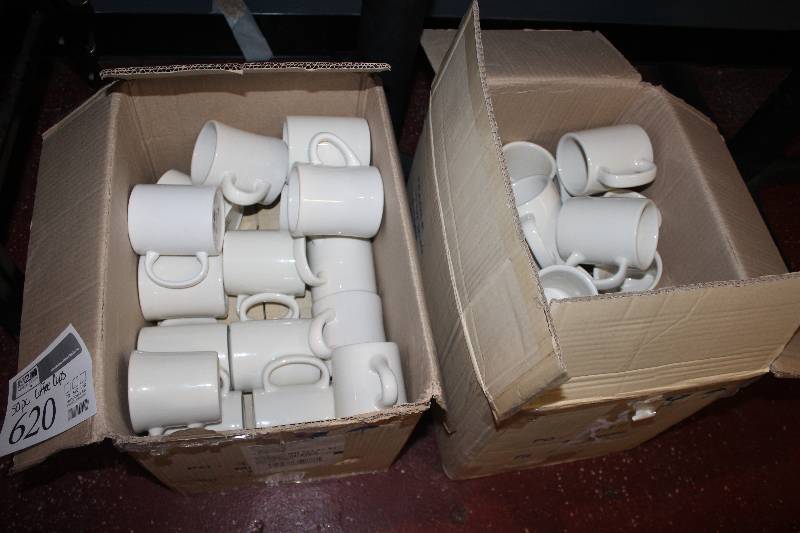 lot 620 image: Lot of (50) Coffee Cups White
