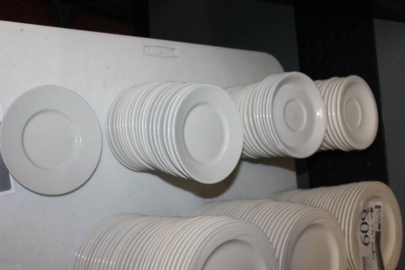 lot 611 image: Lot of (60) Royal Sheffield China Coffee Cup Saucers