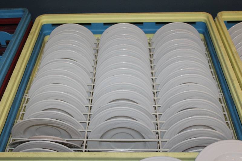 lot 533 image: Lot of (54) Syracuse China Coffee Plates