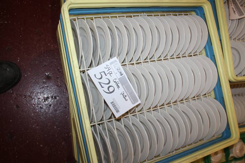 lot 529 image: Lot of (54) Syracuse China Coffee Plates