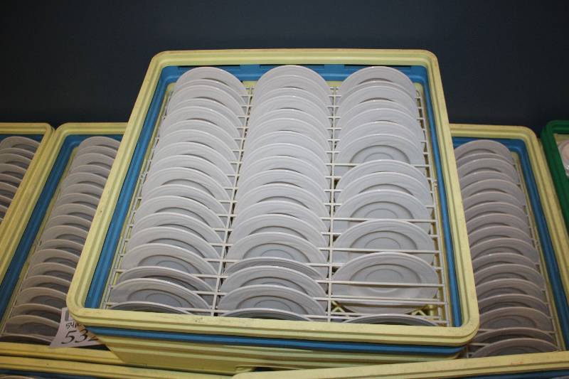 lot 534 image: Lot of (50) Syracuse China Coffee Plates