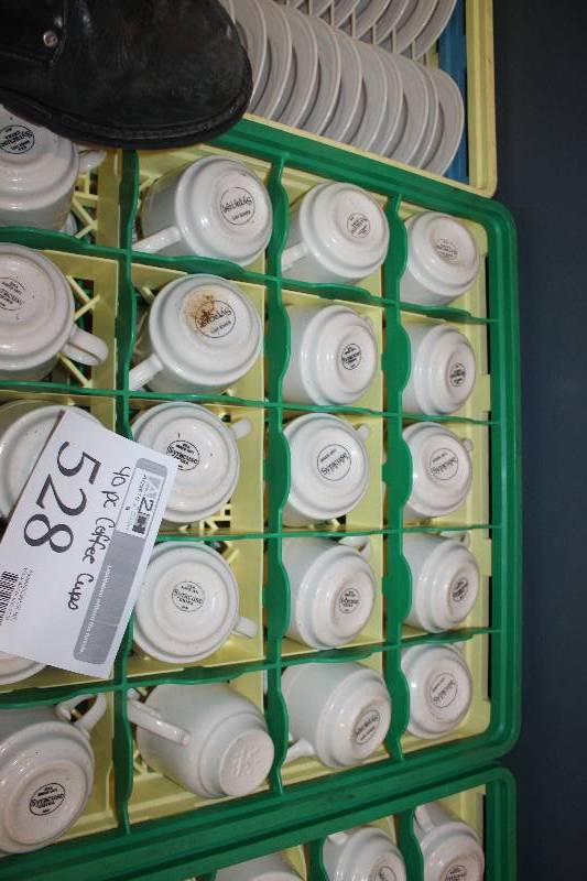 lot 528 image: Lot of (40) Syracuse China Coffee Cups