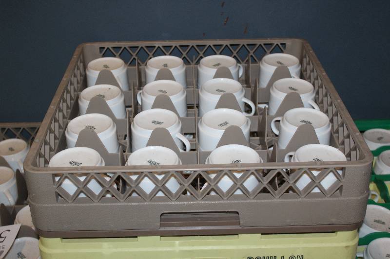 lot 519 image: Lot of (32) Oneida Bone China Coffee Cups