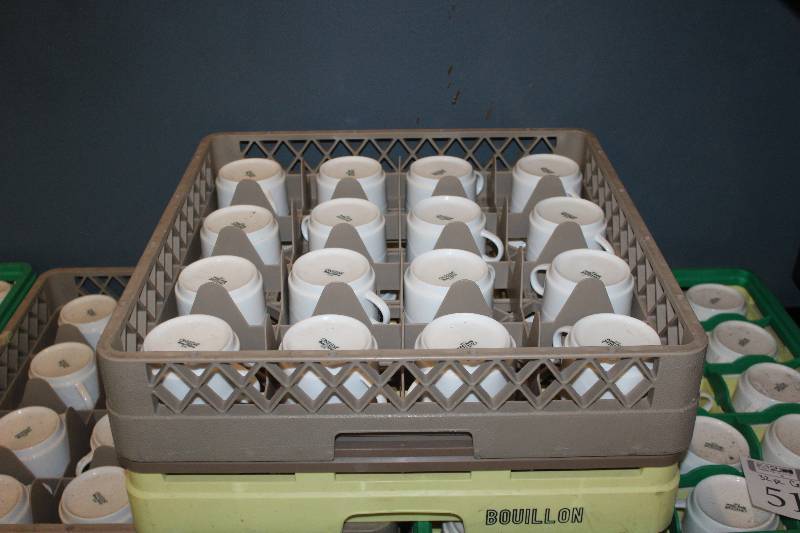 lot 520 image: Lot of (32) Oneida Bone China Coffee Cups