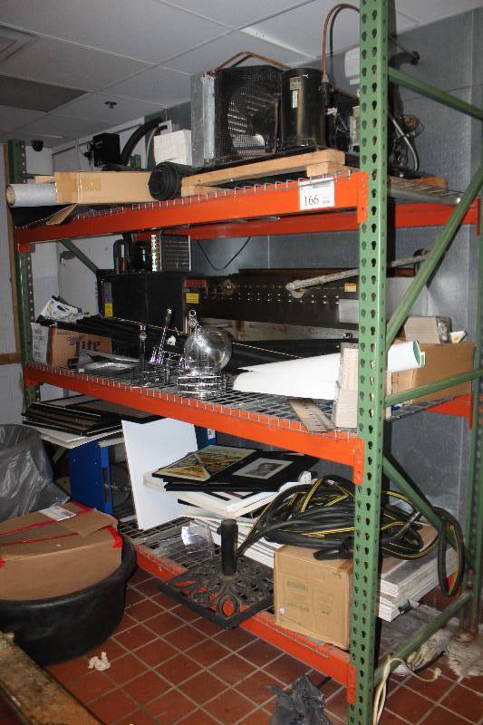 lot 166 image: Lot of (8) Pallet Racking