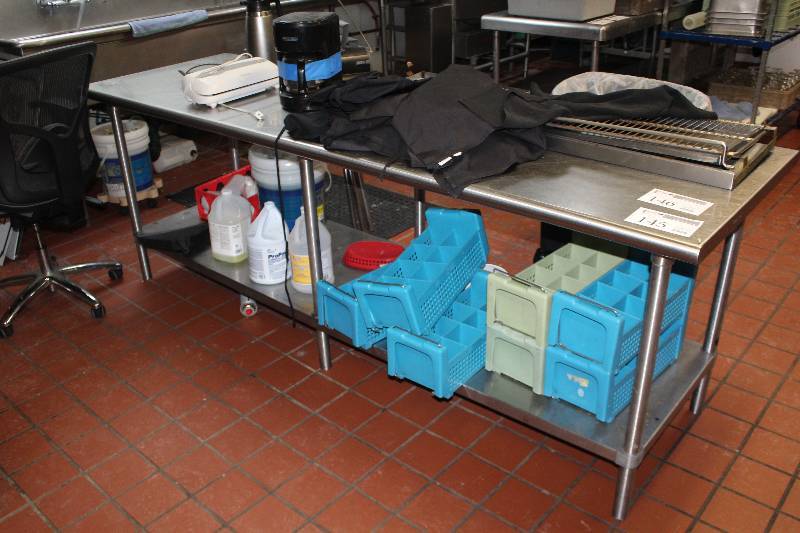 lot 145 image: NSF Prep Table