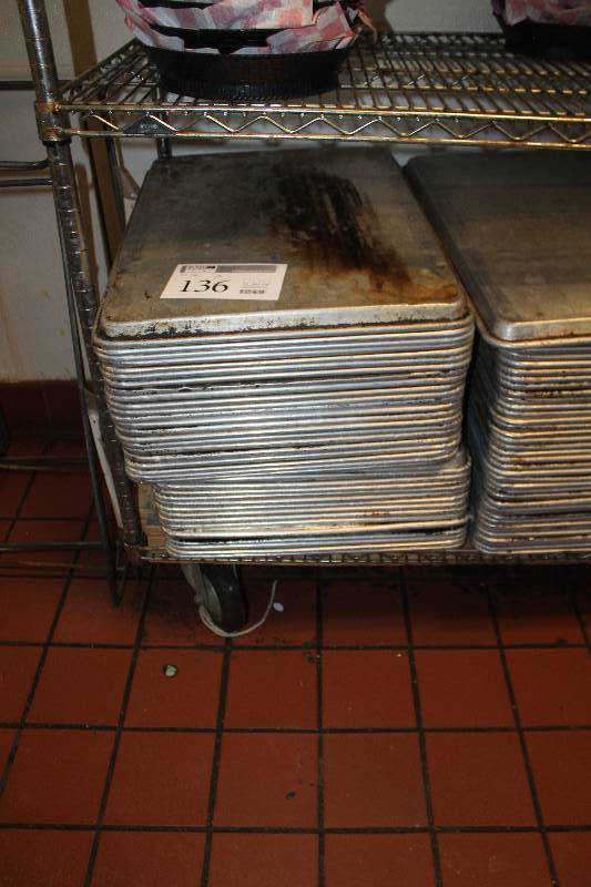 lot 136 image: Lot of (30) NSF Cooking Trays