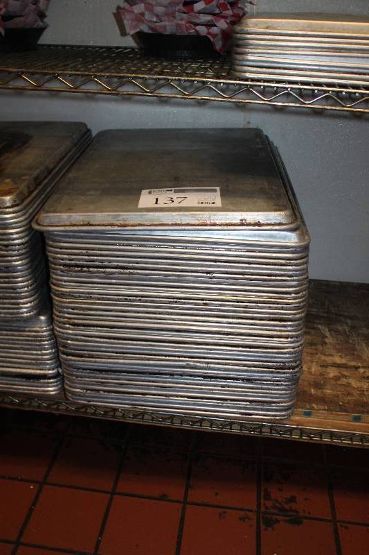 lot 137 image: Lot of (30) NSF Cooking Trays
