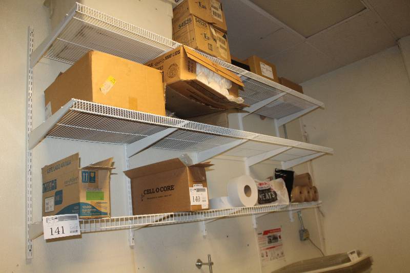 lot 141 image: 4-Section Wall Shelf