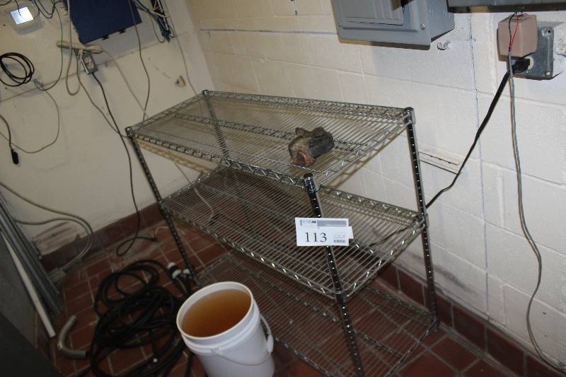 lot 113 image: 2-Shelf Rack
