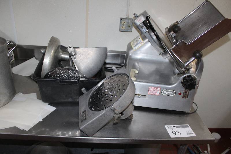 lot 96 image: Berkel NSF Commercial Stainless Steel Meat Slicer