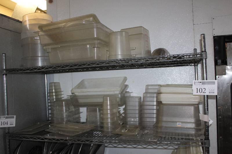 lot 102 image: Lot of (20) Plastic Bins Various Sizes