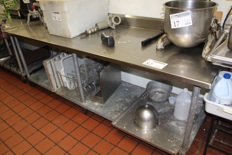 lot 82 image: NSF Rolling Prep Table