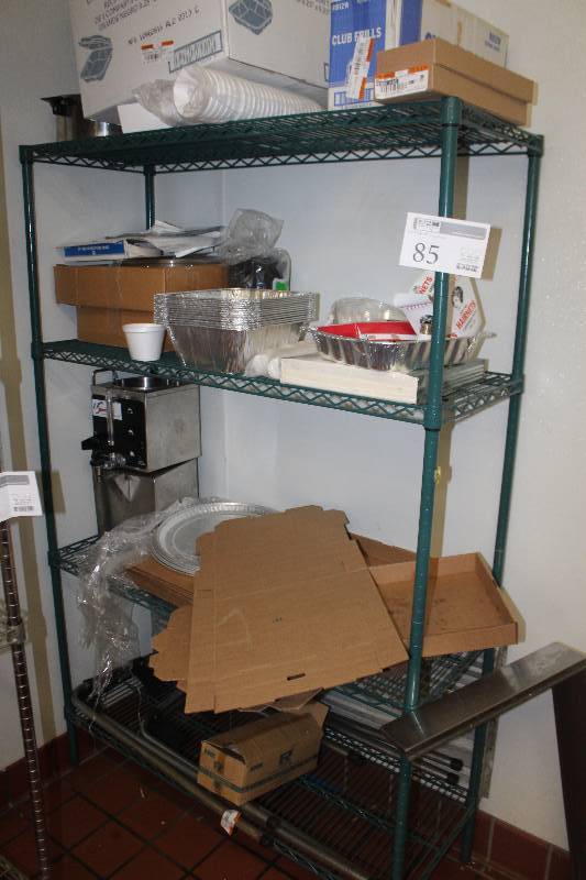 lot 85 image: 4-Shelf Rack