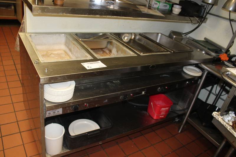 lot 6 image: NSF Commercial Stainless Steel Food Server