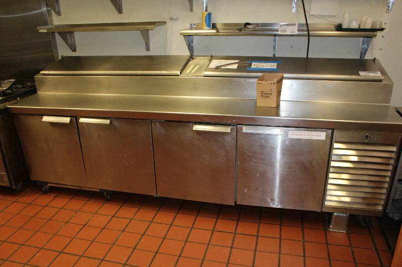 lot 10 image: NSF Commercial Stainless Steel Salad Bar