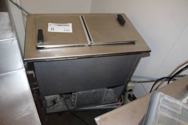 lot 8 image: NSF Commercial Stainless Steel Ice Cream Freezer