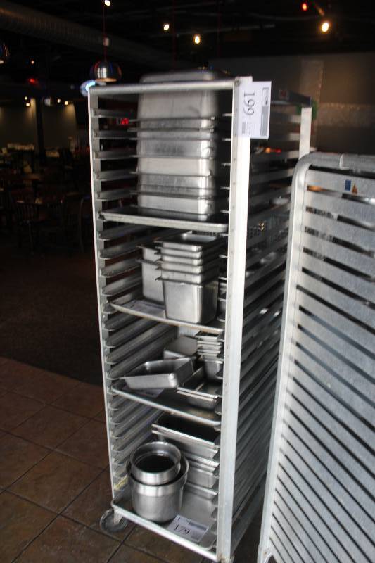 lot 199 image: Lockwood NSF 4-Wheel Bakers Cart