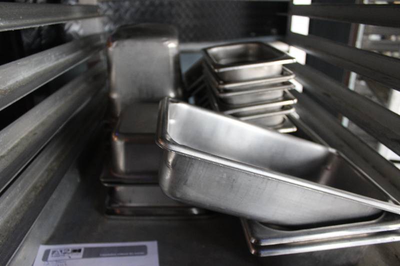 lot 178 image: Lot of (22) NSF Stainless Steel Serving Pans