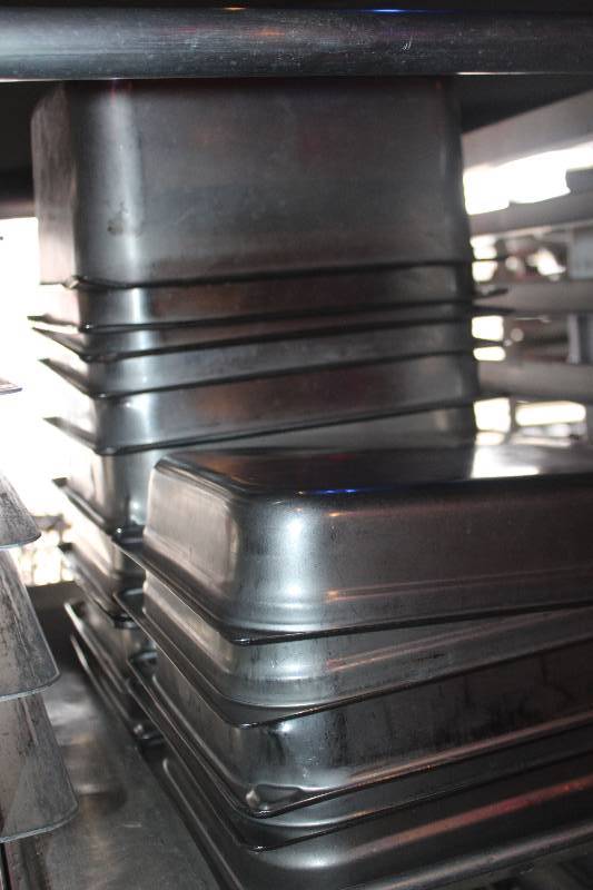 lot 176 image: Lot of (14) NSF Stainless Steel Serving Pans