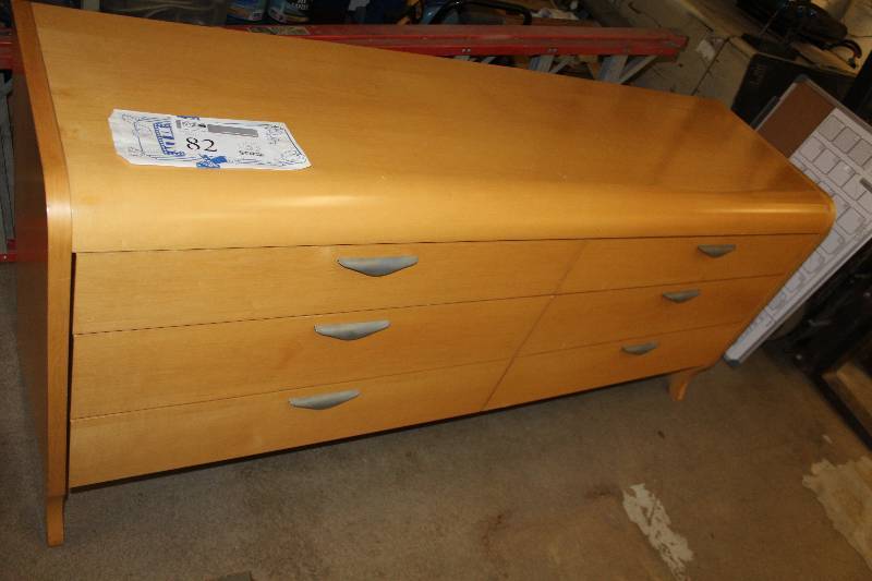 6-Drawer Wood Lateral File Cabinet Status Leg Damage