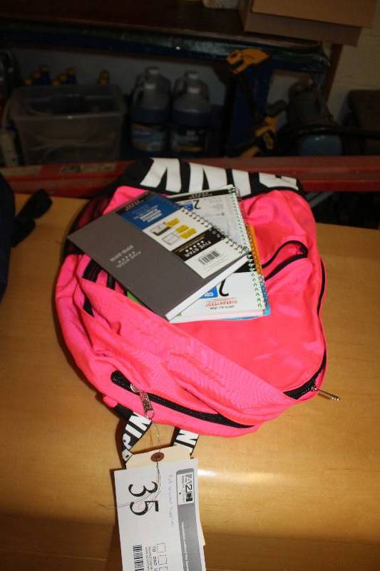Pink Pack w School Supplies