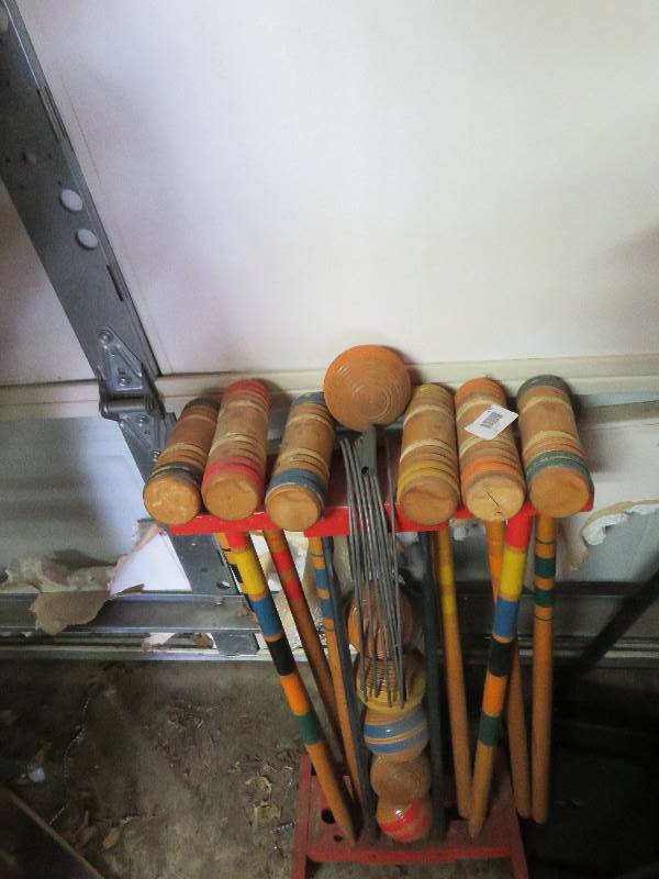 Vintage Croquet Set