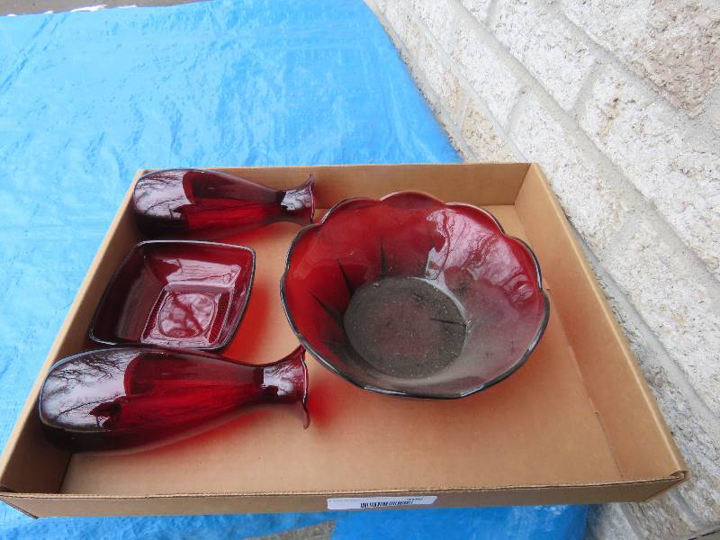 Collectible Red Glass