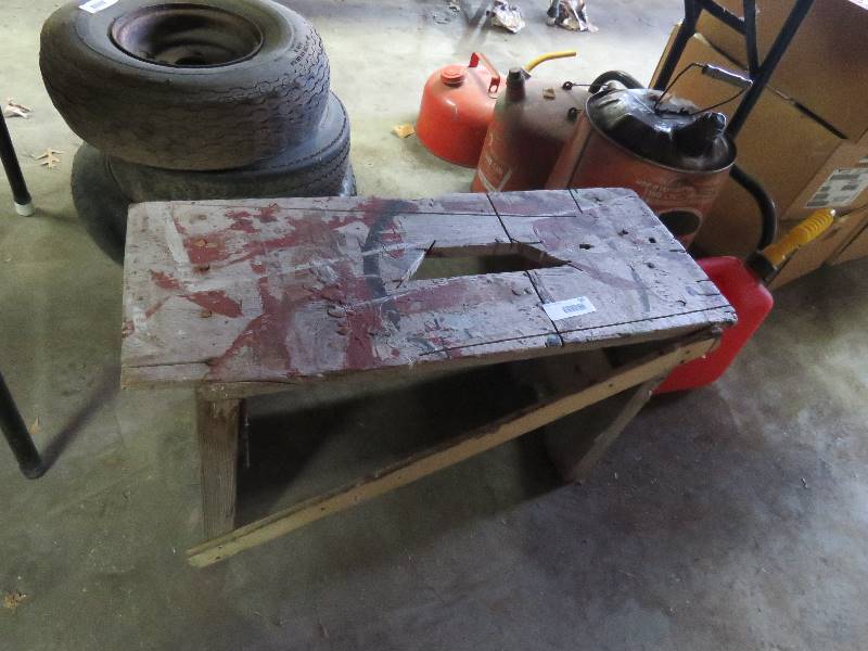 Vintage Wood Bench