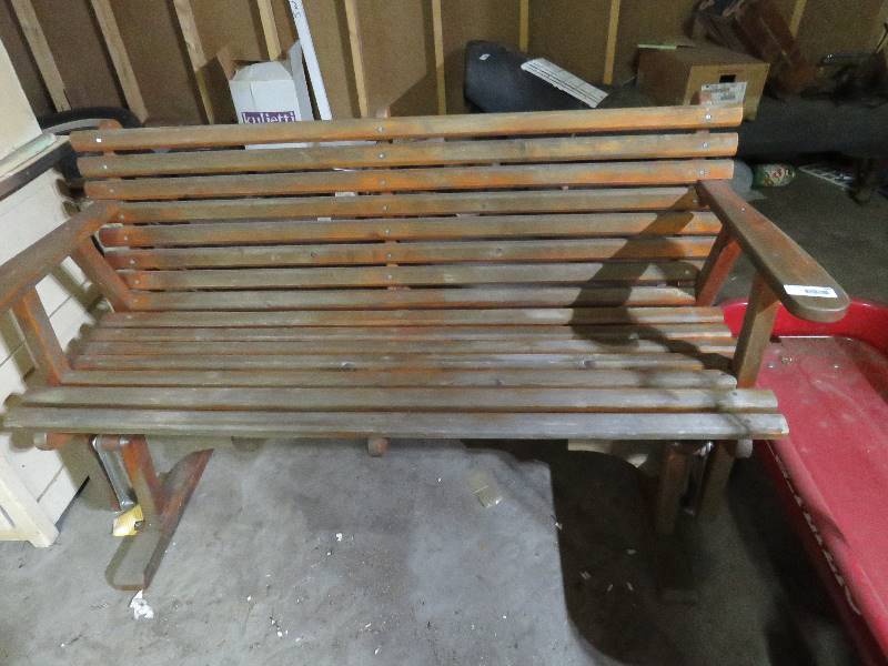 Outdoor Gliding Bench