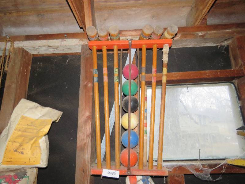 Vintage Croquet Set
