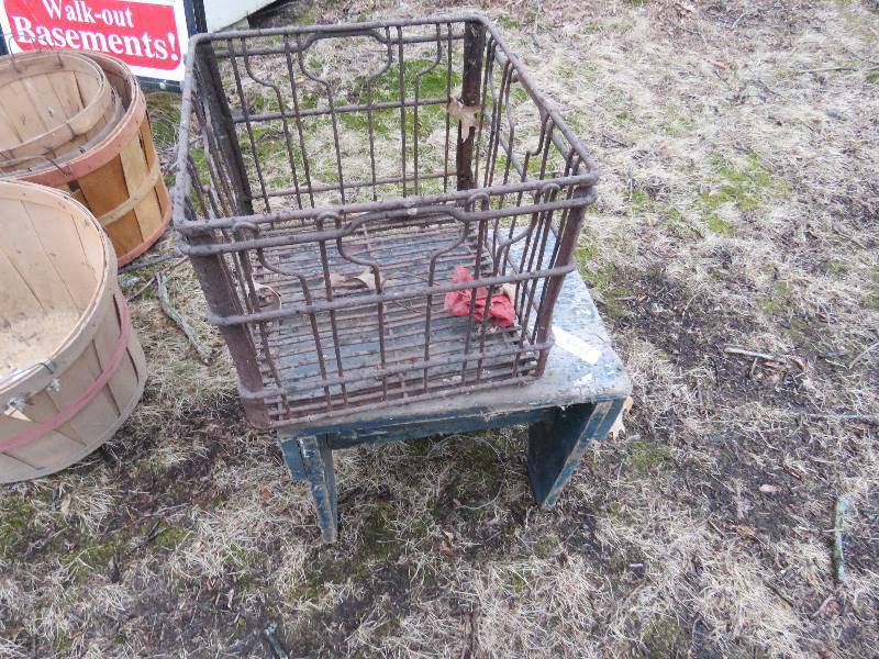 Vintage Metal Crate