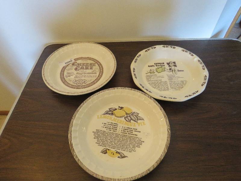 Vintage Pie Plates