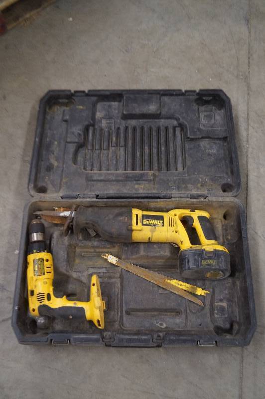 lot 47 image: DeWalt Cordless Drill & Sawzall