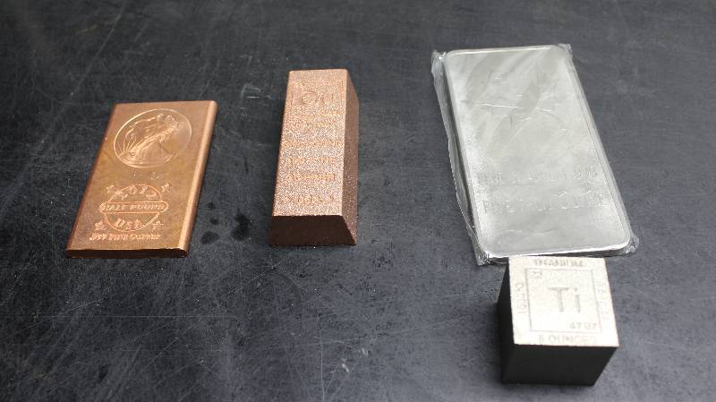 Copper & Titanium Bars