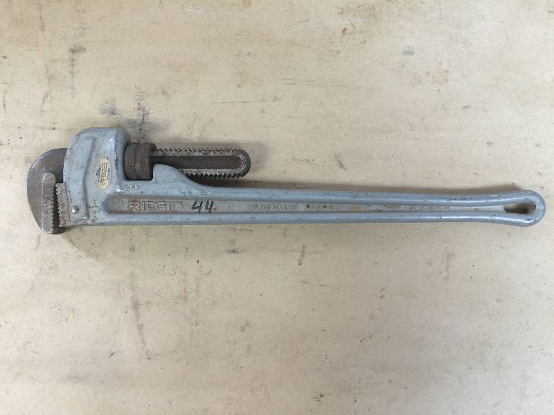 lot 47 image: Ridgid Aluminum Pipe Wrench
