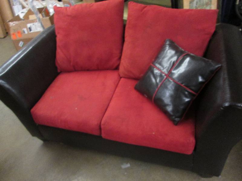 Love Seat with Pillows...