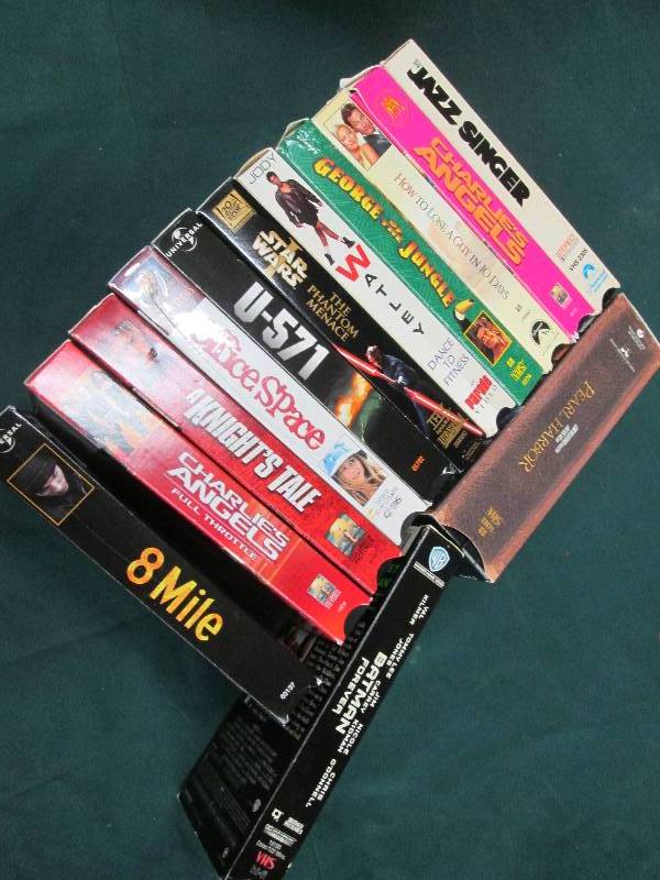 Lot of 20 VHS Movies, 7 titles adde...