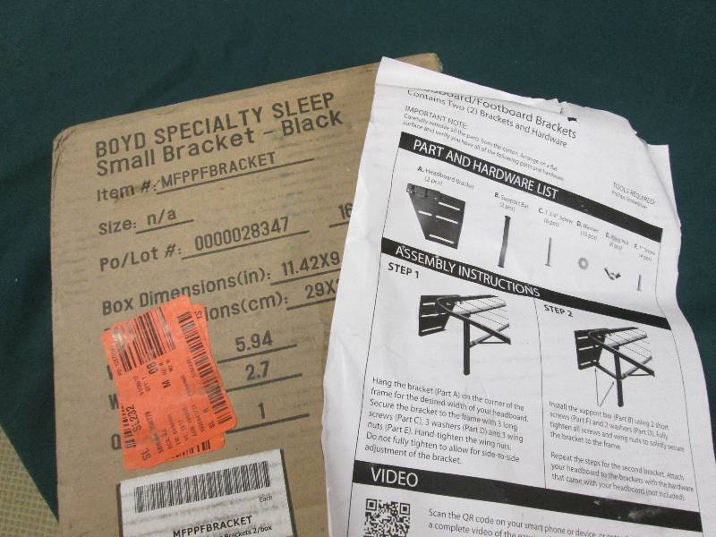 Headboard Footboard Brackets Box o...
