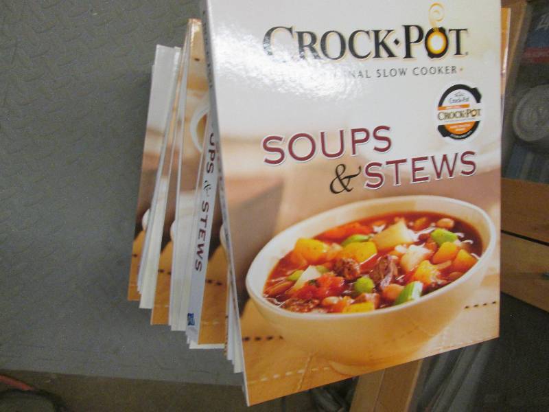 Lot of 24 CrockPot Soups & Stews Co...