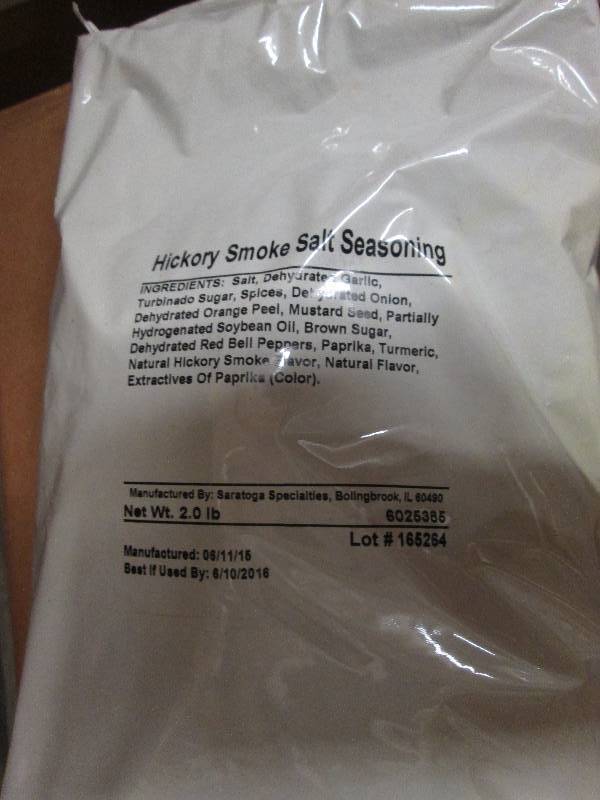 17 pouches of Hickory Smoke Salt Seasoning