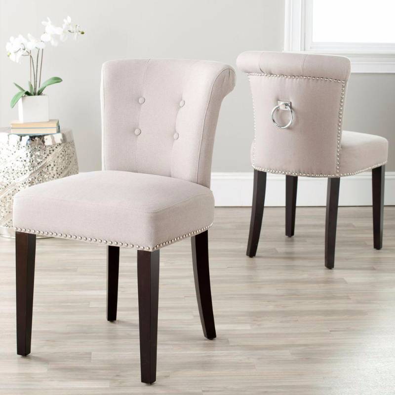 Safavieh Sinclair Taupe Linen Side ...