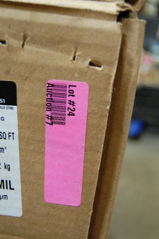 lot 24 image: 20x100 Roll 4mil Black Construction Film