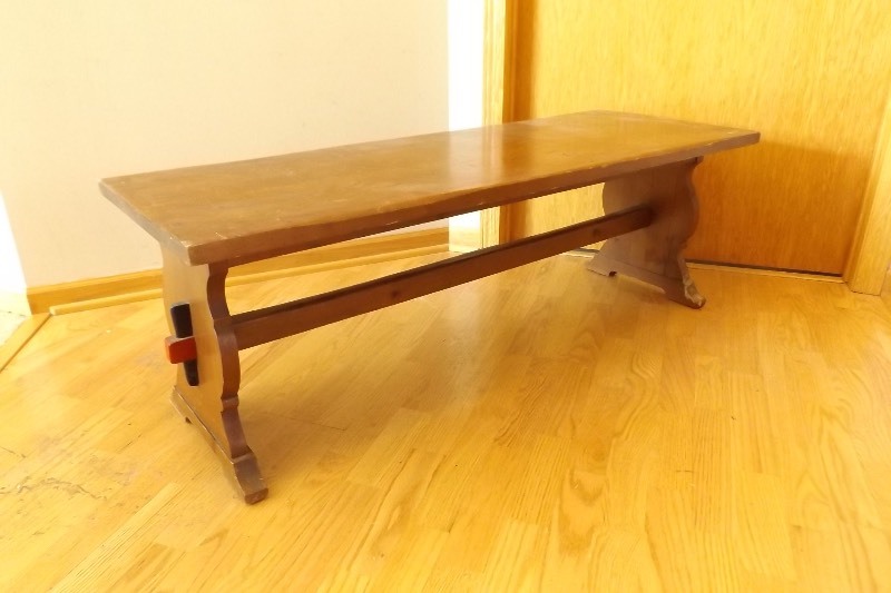 lot 17 image: Antique Phoenix Chair Co. Bench