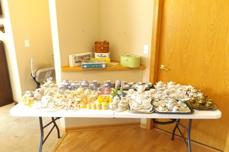 lot 28 image: HUGE Lot of Antique and Vintage Porcelain Play Tea Sets